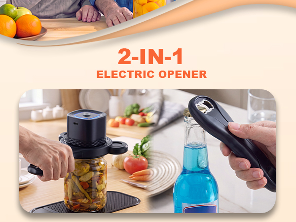 electric jar opener for seniors rechargeable