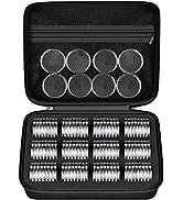 96 Pieces 46mm Coin Capsules, with Foam Gasket and Plastic Storage Organizer Box, 6 Sizes (20/25/...