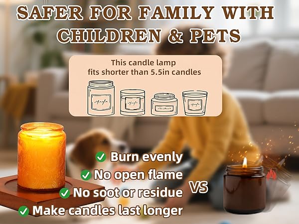 Candle Warmer Lamp with Timer Dimmer