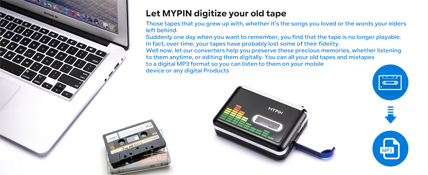 USB Cassette to MP3 Converter