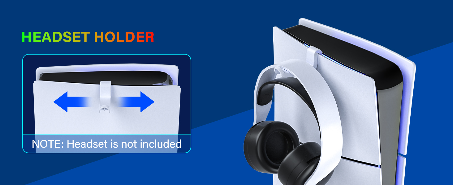 ps5 cooling station with headset holder