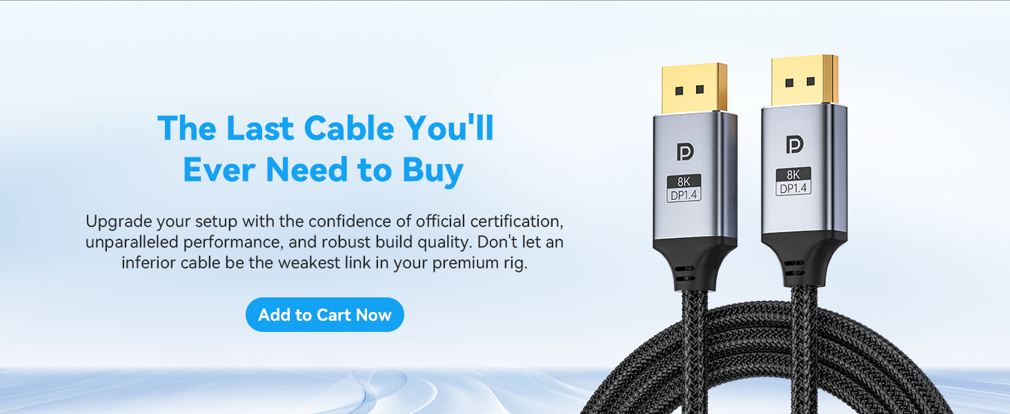 DisplayPort to DisplayPort Cable