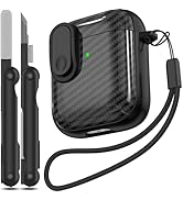 RFUNGUANGO for AirPods Case Cover with Cleaning kit, Anti-Fall Lock Design, Powerful Drop Protect...
