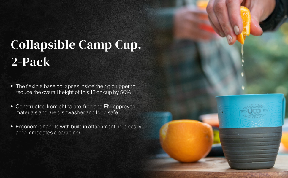 COLLAPSIBLE CAMP CUP