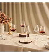 Ribbed Wine Glasses