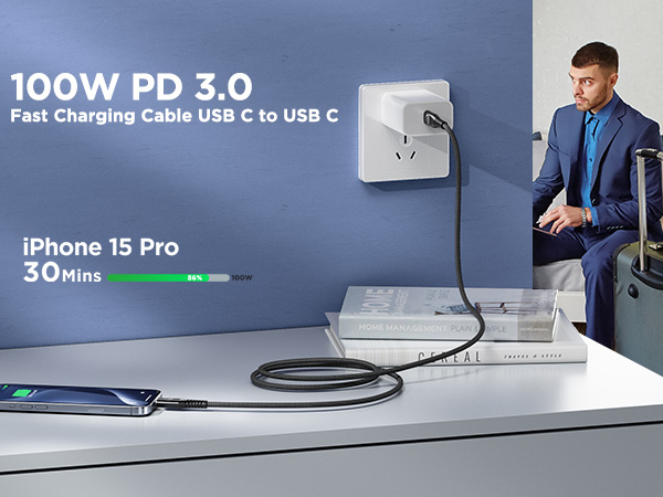 usb c to usb c cable 6ft 100w usb c cable usb c to c usb to usb cable charging cable