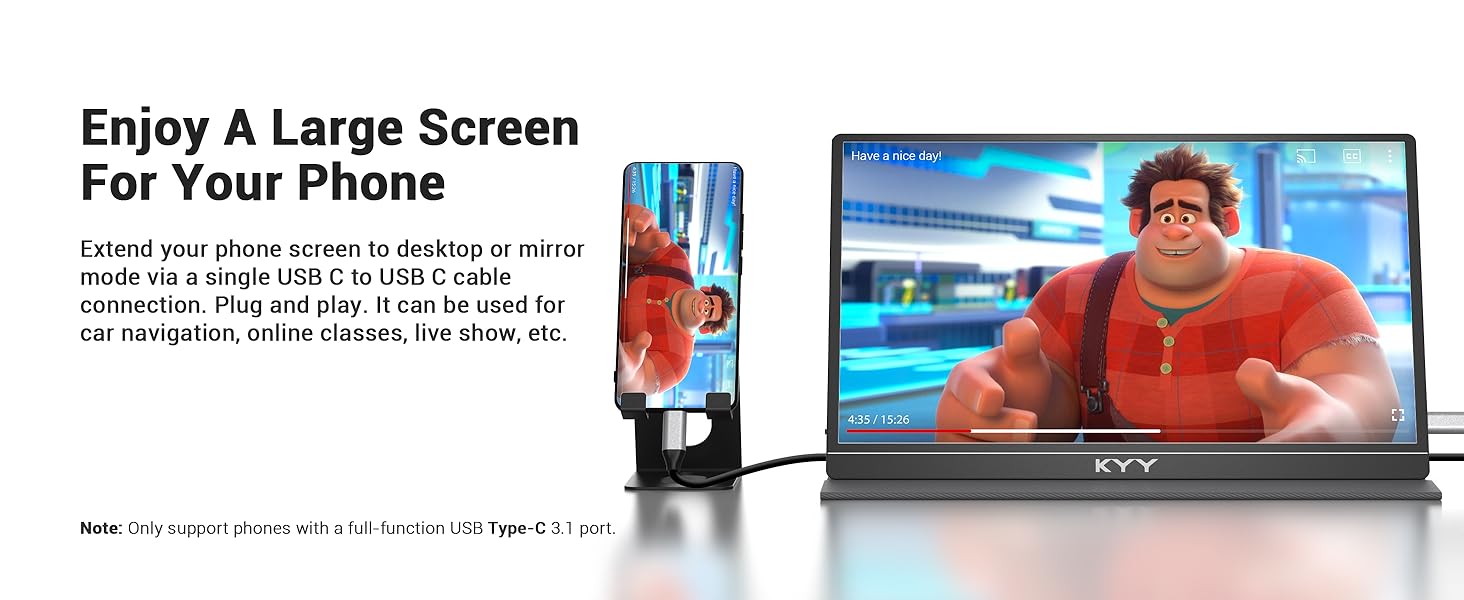 K3-1 USB C Portable Monitor