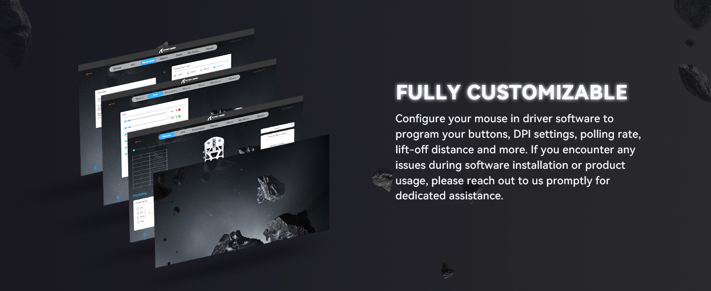 Super Lightweight 46g 8000Hz Wireless Polling Rat HYPERSPEED Connectivity Magnesium Alloy Mouse