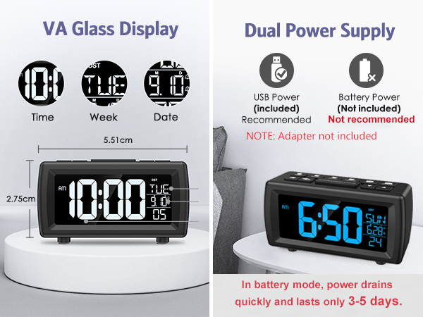 Digital Alarm Clock Radio