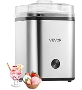 VEVOR Ice Cream Maker, 2.11 Qt. Large Capacity, Electric Automatic Ice-Cream Machine, with Easy O...