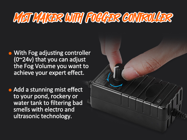 mist maker with fogger controller