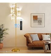 New Upgraded 72" Tall Dimmable Floor Lamp, 3 x 800LM 9W LED Bulbs Included, Farmhouse Standing La...