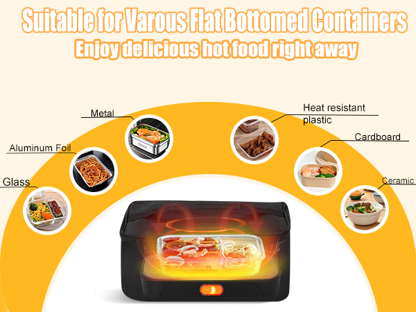 lunch box for heating food
