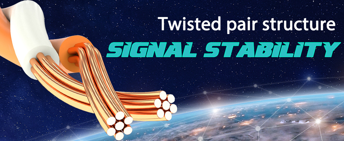 Twisted pair structure,signal stability