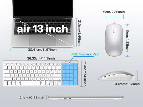 mac keyboard and mouse combo