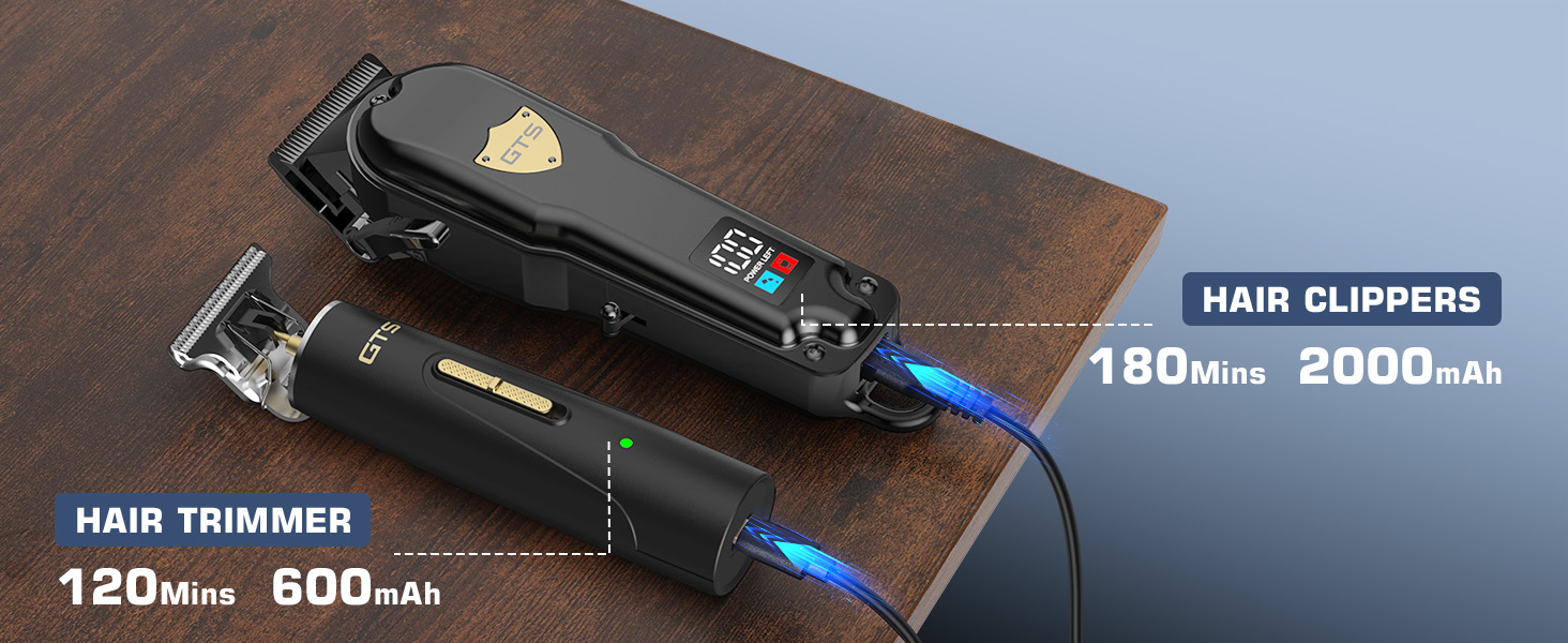 cordless clippers and trimmers set