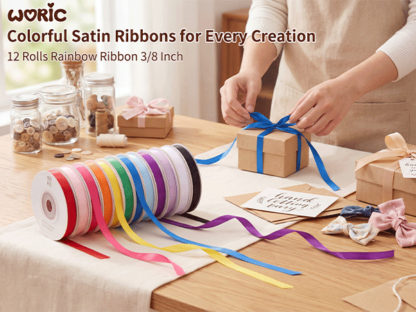 Rainbow Ribbon 12 Colors
