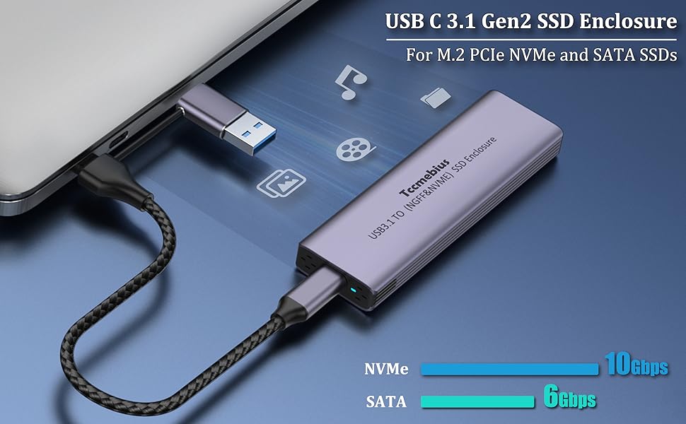 M.2 NVMe SSD Enclosure