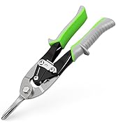 OTLOOMTBT 10 Inch Straight Cut Tin Snips for Cutting Metal Sheet, Easy to Use Well-Made Industria...