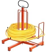 VEVOR Cable Dispenser, Floor or Stud Mounted, Wire Spool Rack, Portable Wire Rack Dispenser with ...