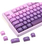AKepopery 134Keys PBT Keycaps MOA Profile Key Cap for Cherry Gateron MX Switches Mechanical Keybo...