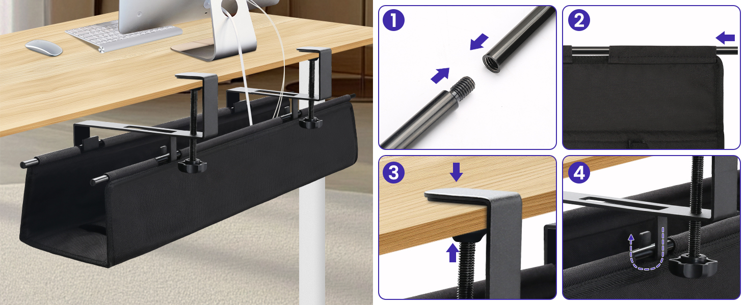 cable organizer desk