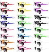 TUPARKA Sunglasses Party Favors Neon Colors Sunglasses Bulk Goody Bag Fillers for Beach Birthday ...