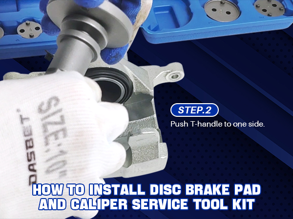 Disc Brake Piston Caliper Compressor Rewind Tool Set