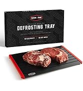 BLAZIN' THAW Defrosting Tray for Frozen Meat | 14” Large-Size | Aluminium Plate for Thawing Froze...