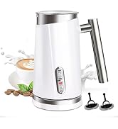 NESSGRAIM Electric Milk Frother, Milk Frother and Steamer, Automatic 4-in-1 Electric Milk Steamer...