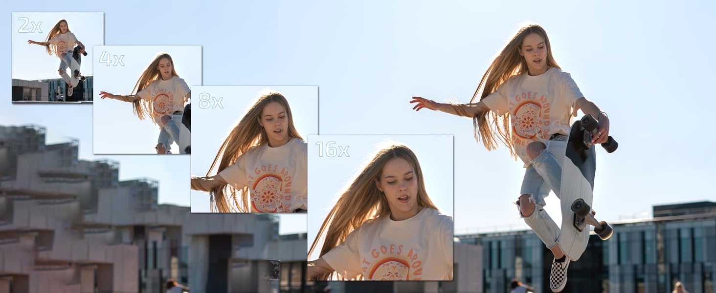 16x zoom digital camera