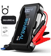 Jump Starter 5000A, 12V Car Battery Jump Starter with USB Quick Charge (Up to 10.0L Gas or 9.0L D...