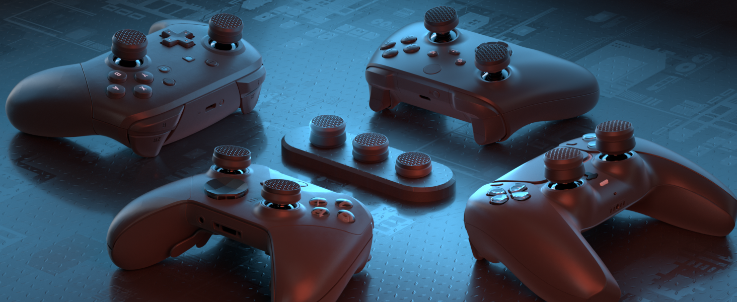 3 Height Armor Thumbs Cushion Caps Thumb Grips for ps5, for ps4