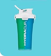 Hydra Cup DualShaker Pro 32 oz Shaker Bottle for Protein Shakes, Shaker Cup w/Handle &amp; Ball Blend...