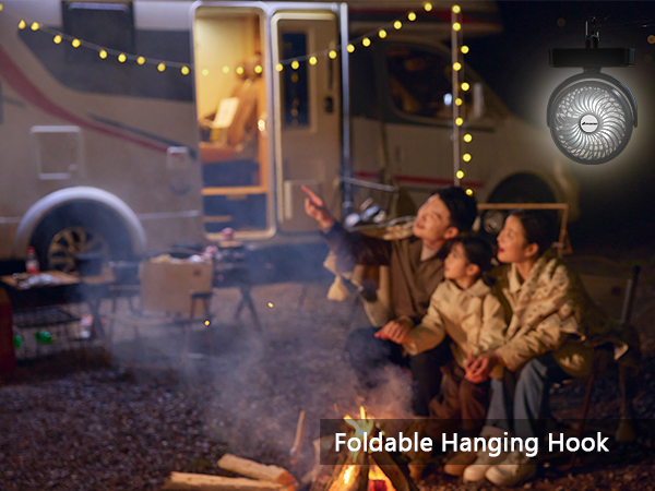 camping fan with light