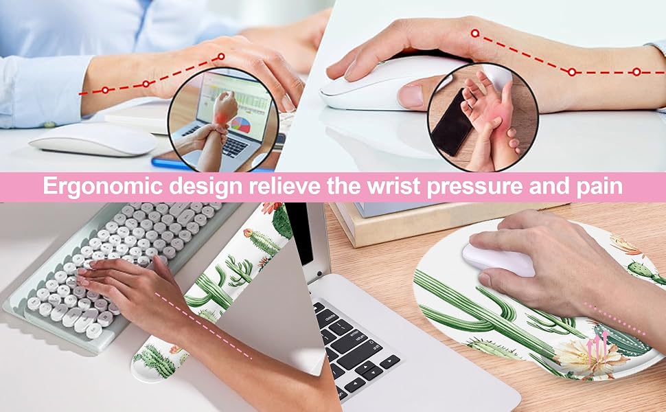 mouse pad with wrist rest