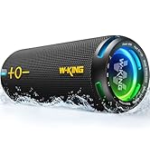 W-KING Bluetooth Speaker, IPX7 Waterproof Portable Speaker Bluetooth Wireless Loud with Dual Voic...