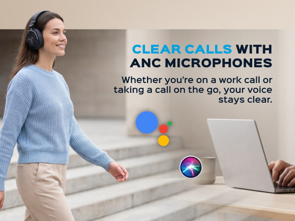 Clear calls with ANC microphones