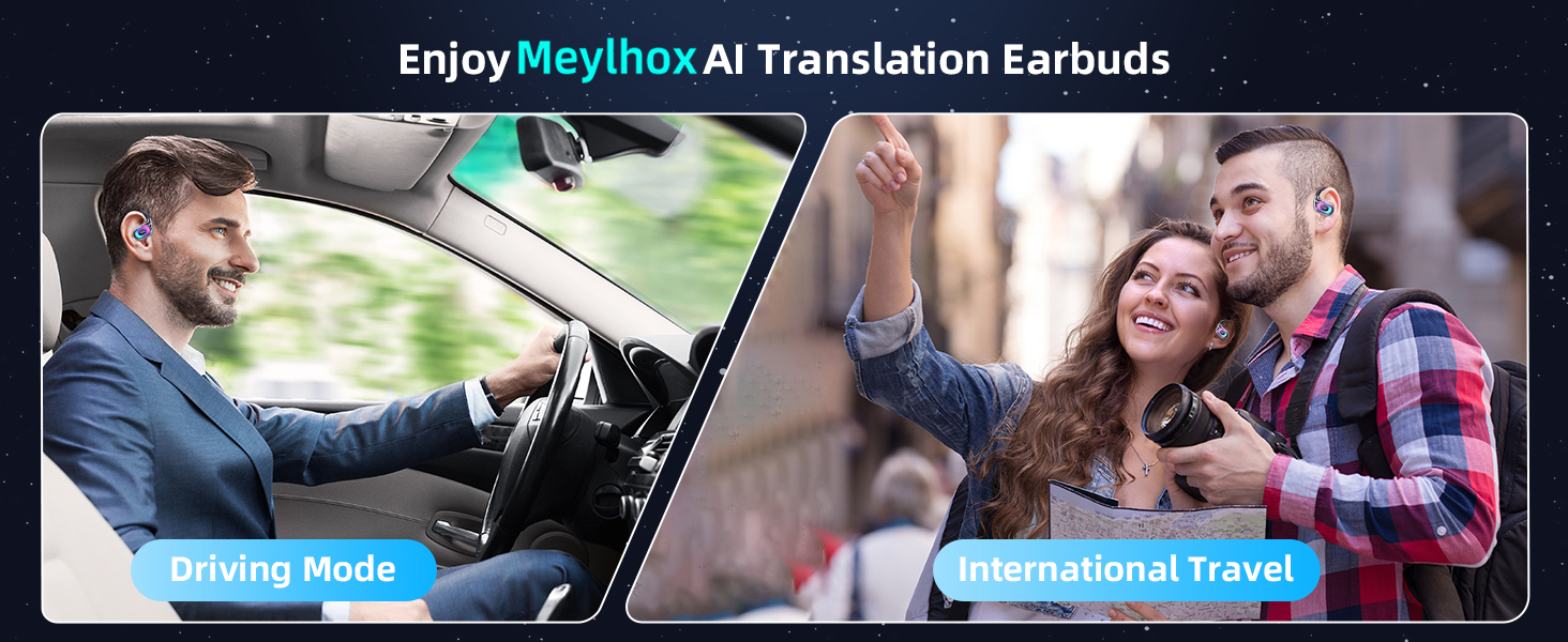 AI Translation Earbuds Real Time