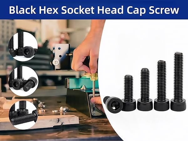 Black Hex Socket Head Cap Screw