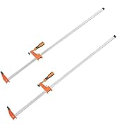 VEVOR Bar Clamps for Woodworking, 2-Pack 36" Clamp, Quick-Change F Clamp with 600 lbs Load Limit,...