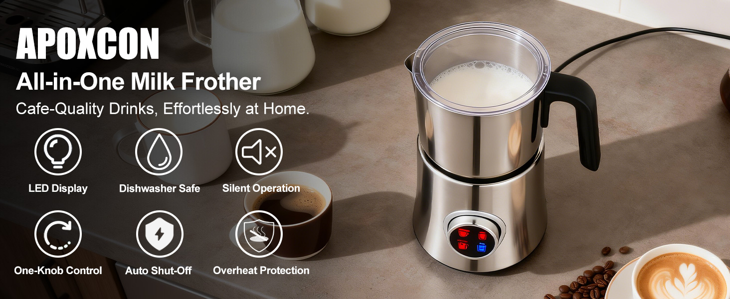 all in one milk frother