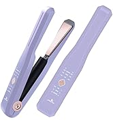 MEXITOP Cordless Hair Straightener and Curler 2 in 1 - USB Rechargeable with Adapter Multi-Styler...