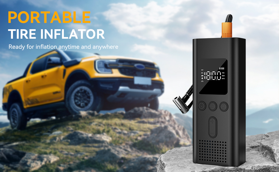 tire inflator portable air compressor