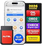 Autel AP2500E/AP2500 OBD2 Scanner Bluetooth Code Reader, Upgraded of AP200, OBDII Scanner All-Sys...