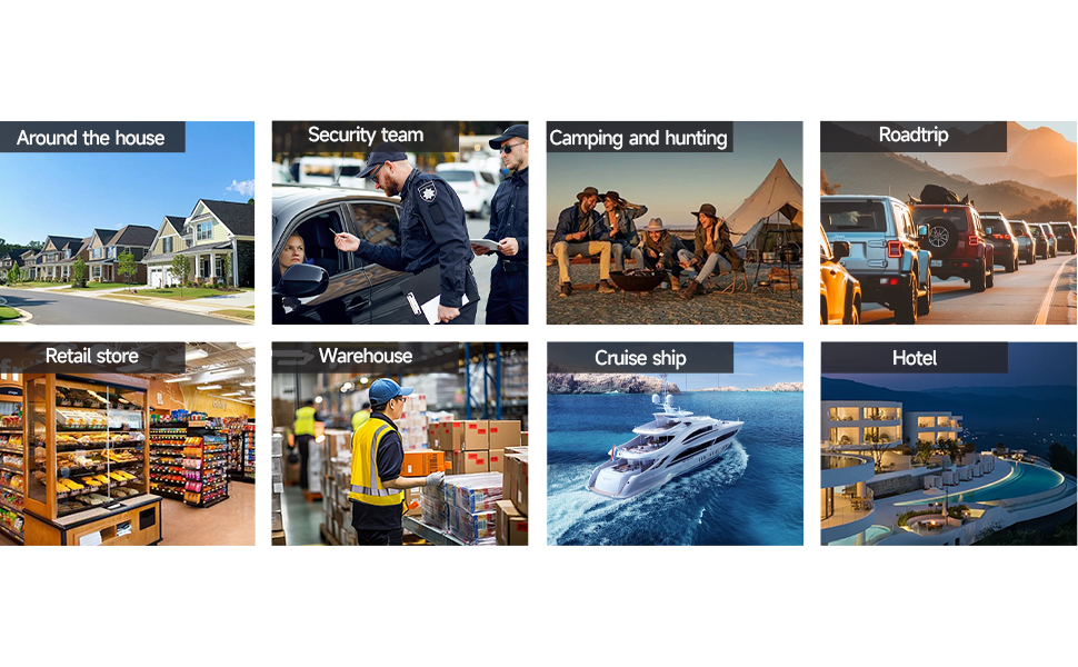 two-way radio for home security, camping, warehouse, retail, hotels &amp;amp;amp;amp;amp; cruise ships.