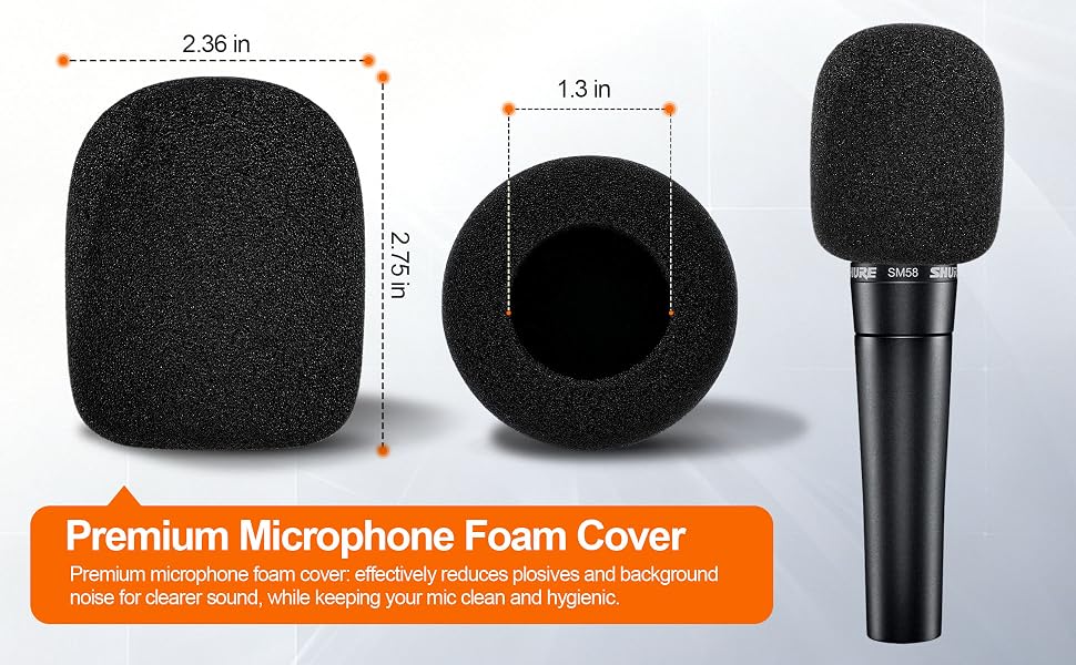 Foam Mic Windscreen Covers
