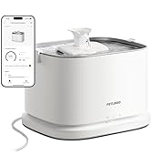 PETLIBRO Upgrade Cat Water Fountain Stainless Steel Tray, Dockstream 2 Cat Fountain Indoor, 3L/10...