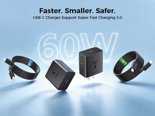60W Super Fast Charger USB C