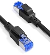Ercielook CAT8 Ethernet Cable High Speed, 2ft Heavy Duty 40Gbps 2000Mhz Internet cord with RJ45 C...
